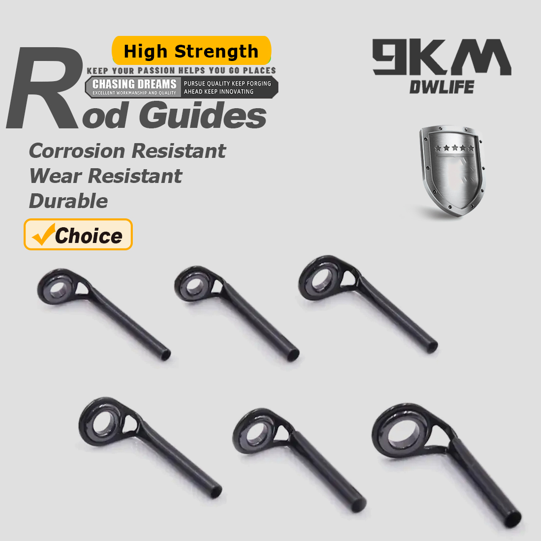 Fishing Rod Guide Replacement - Hengelgeleiders 5 ~ 10 stuks MKT