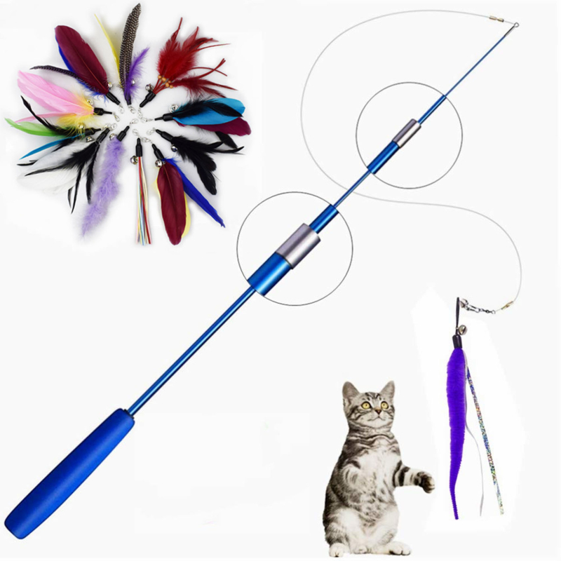 Fishing Rod Carbon Fiber - Telescopische simulatiehengel met drie secties, katteplager,