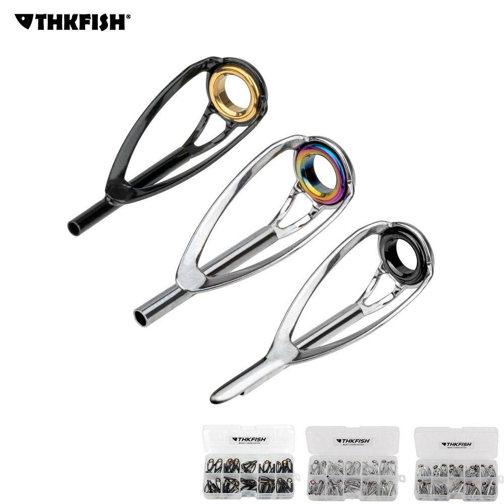 Fishing Rod Guide Replacement - THKFISH 50 stks Hengel Tops Tip