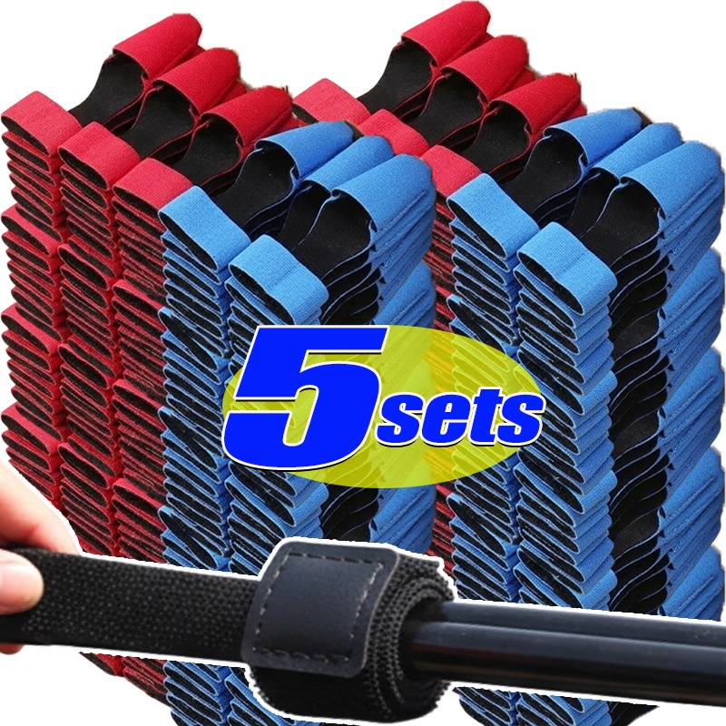 Fishing Rod Repair Kit - Hengeltopbescherming, elastische hengelriem, beschermkap, hoesset voor