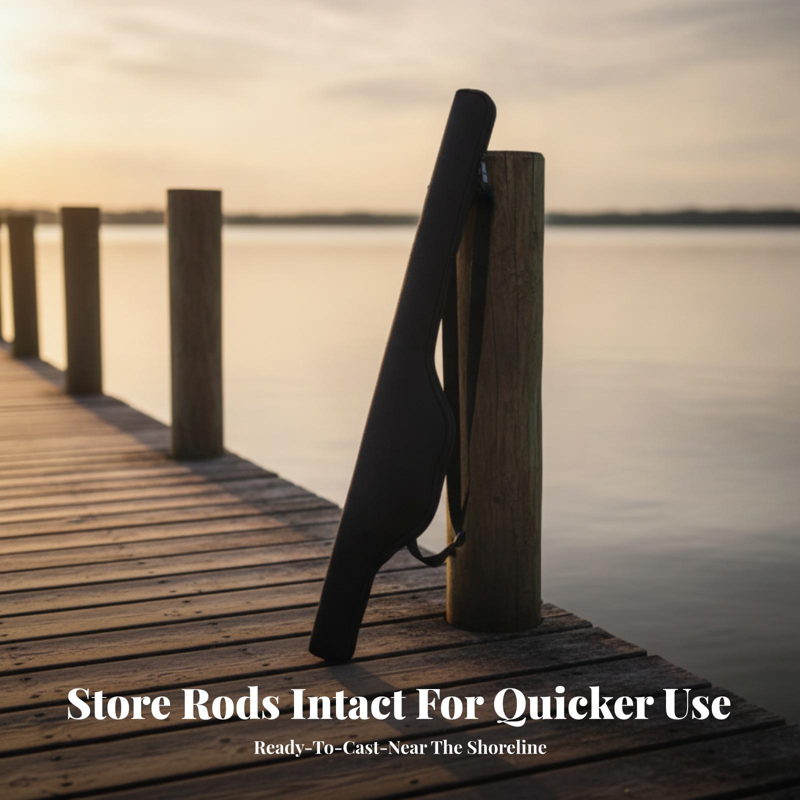 Compacte hengeltas met verdikt - Fishing Rod Fly recensie en prijs
