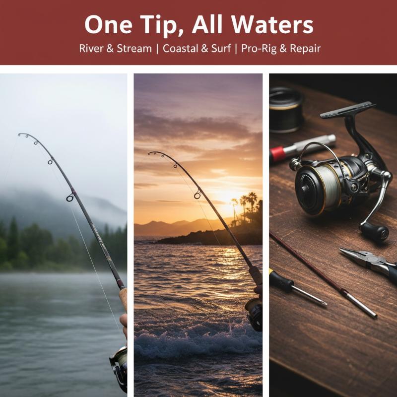Hengel Tip Lijn Draaibaar 20 S - Fishing Rod Repair Kit recensie en prijs