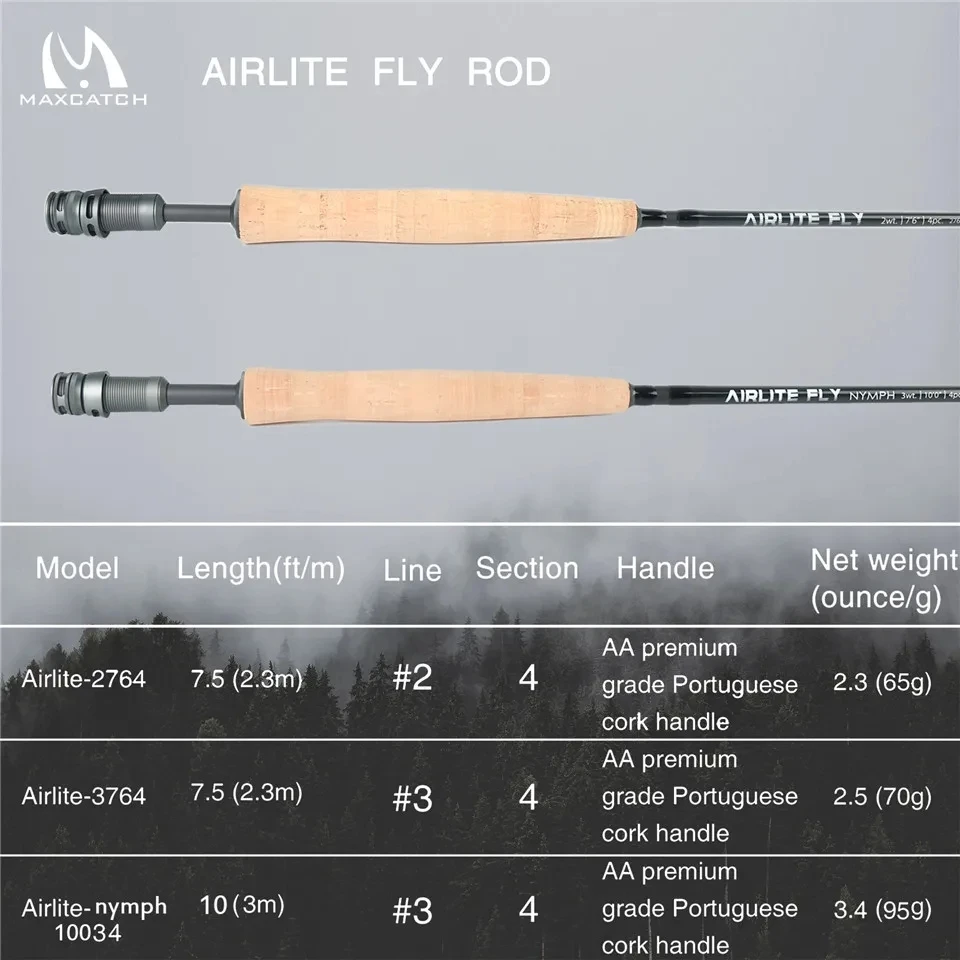 MAXIMUMCATCH 7.5-10ft 2/3WT Ai - Fishing Rod Ice recensie en prijs