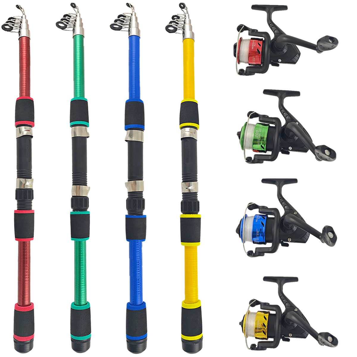 Mini telescopische zeehengelse - Fishing Rod Combo recensie en prijs