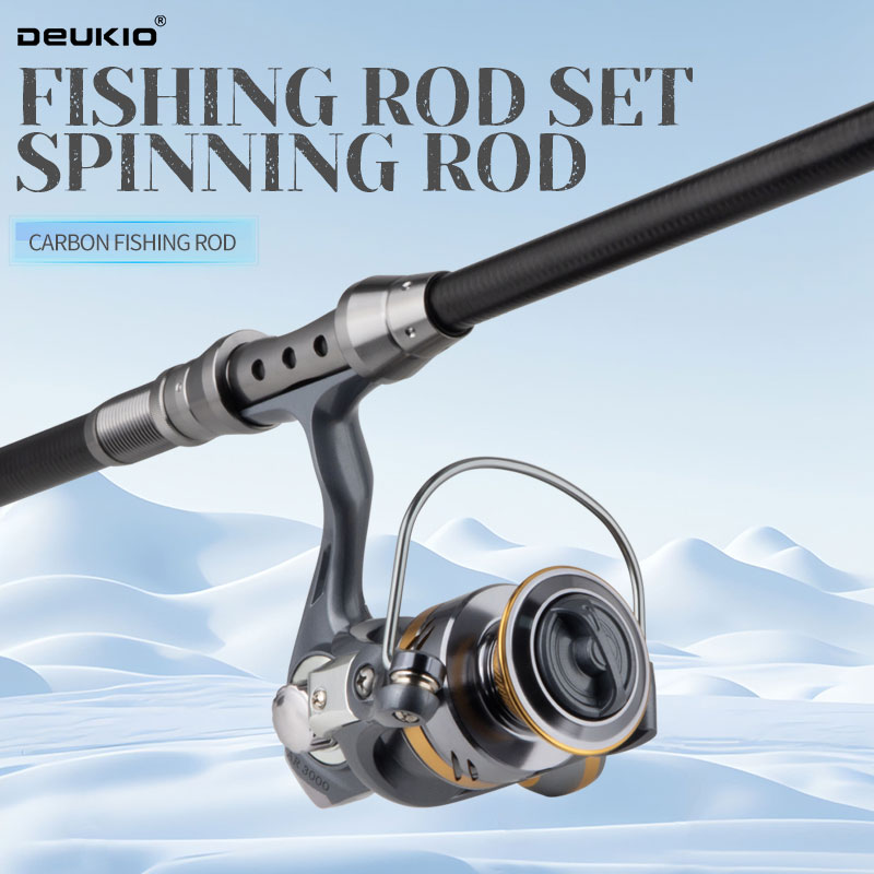 DEUKIO Hengel en Molen Combo T - Fishing Rod Combo recensie en prijs