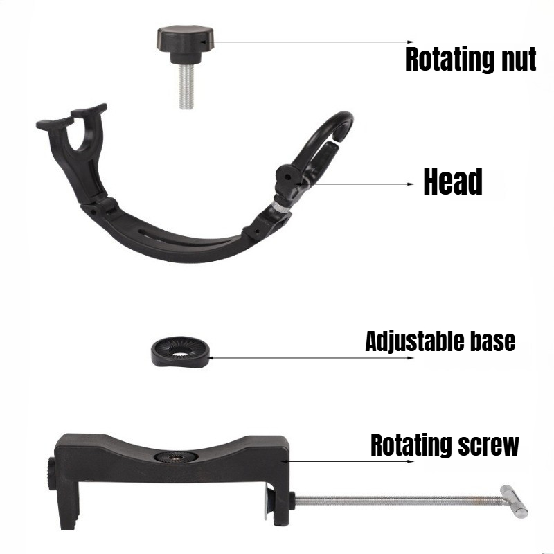 360 °   Draaibaar, verstelbaar - Fishing Rod Rack recensie en prijs
