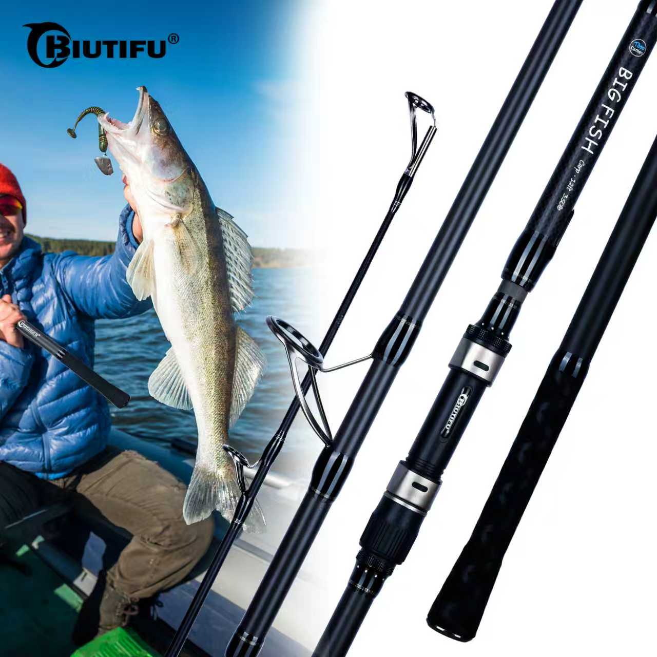 BIUTIFU BIGFISH Karper Surfcas - Fishing Rod Surf recensie en prijs