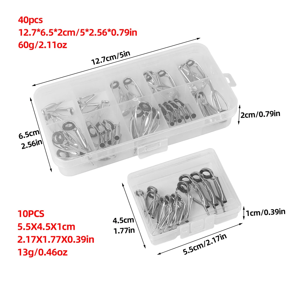 10/40 stuks Hengeltop Reparati - Fishing Rod Repair Kit recensie en prijs